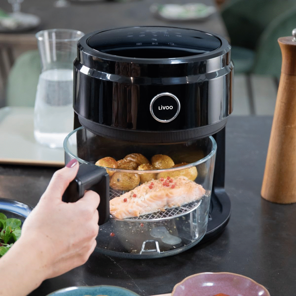 Test et Avis Airfryer Livoo 3,5 L : Cuve en verre sans Téflon !