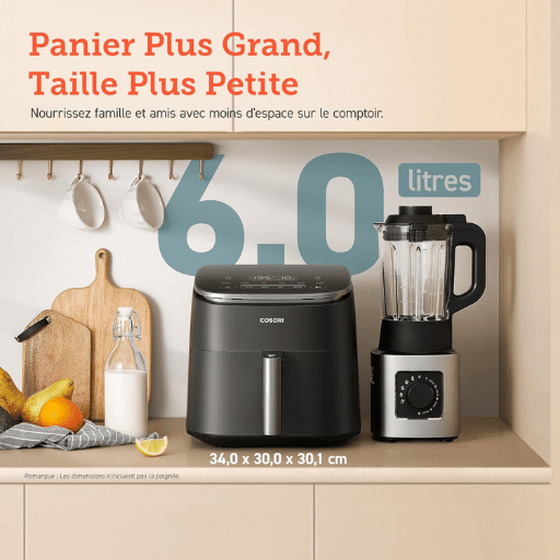 Notre Avis sur la friteuse sans huile Cosori Turboblaze 6L