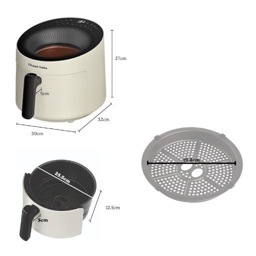 Airfryer Russell Hobbs SatisFry Panoramic 5L