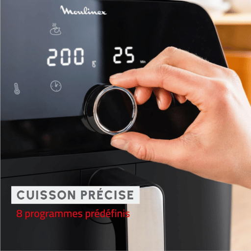 Airfryer Moulinex Easy Fry Mega Fonctionnalités : un air fryer polyvalent et intuitif
