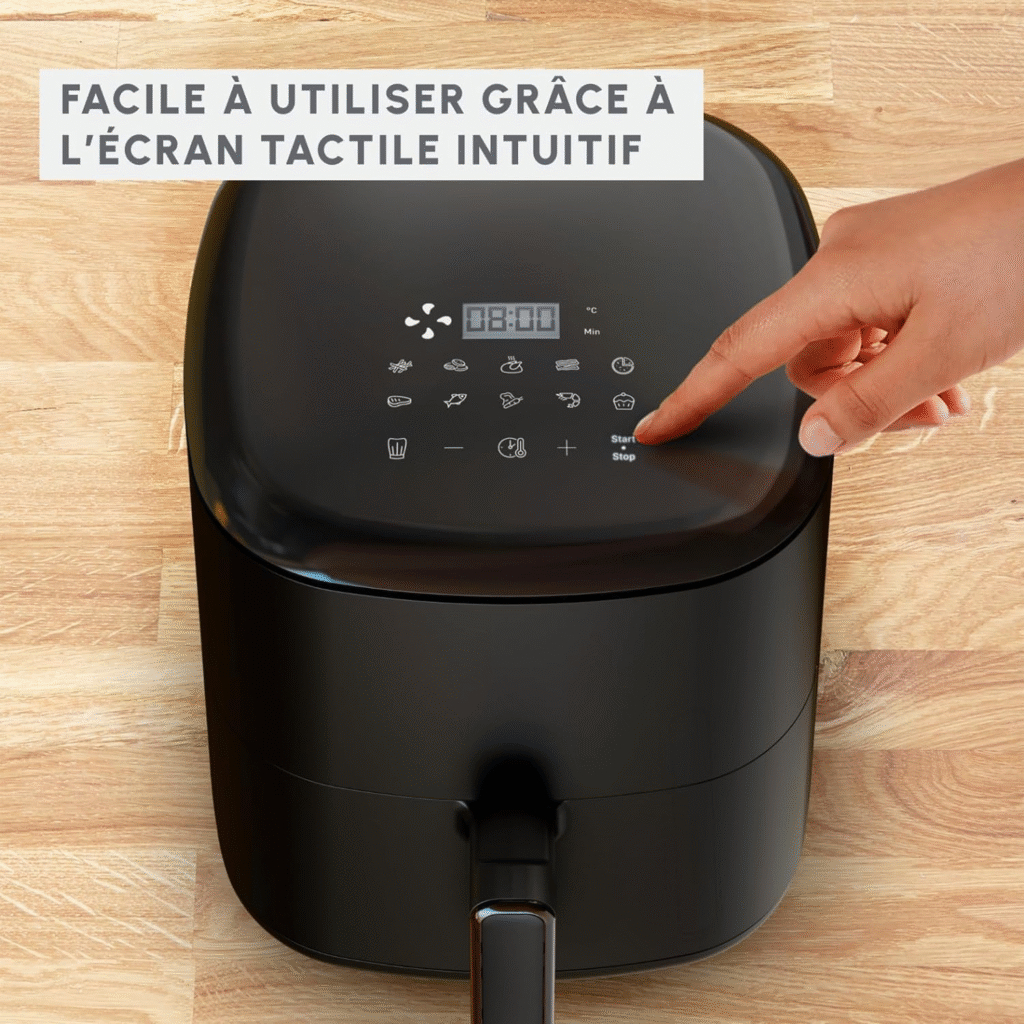 L’air fryer Moulinex Easy Fry Max : Programmes et performances de cuisson