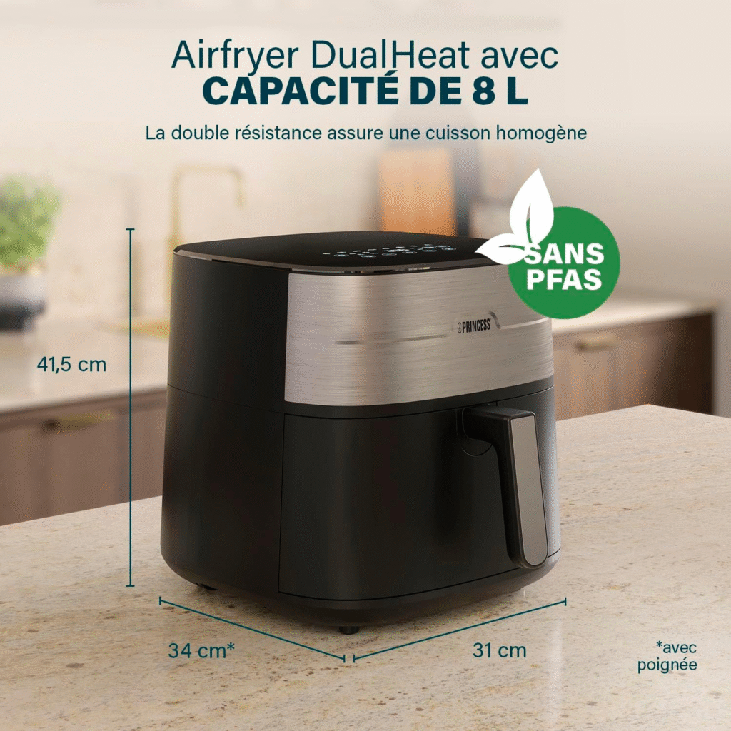 Présentation du Princess XXL 8L : enfin un air fryer Princess à la hauteur