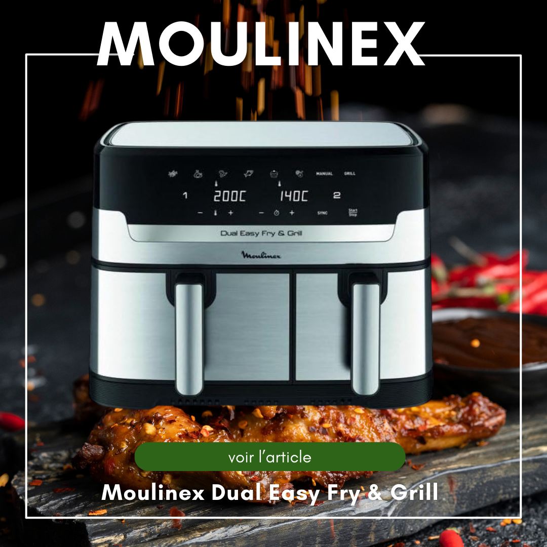 Lire la suite à propos de l’article Moulinex Dual Easy Fry & Grill
