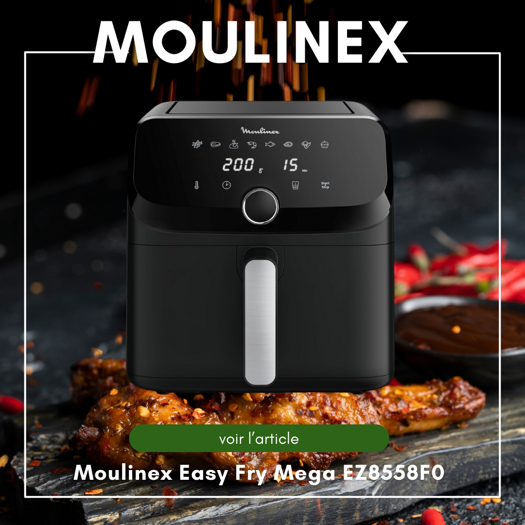 Lire la suite à propos de l’article Moulinex Easy Fry Mega EZ8558F0