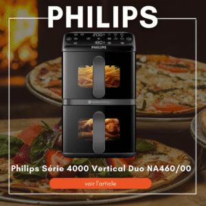 Philips Airfryer Série 4000 Vertical Duo NA460/00
