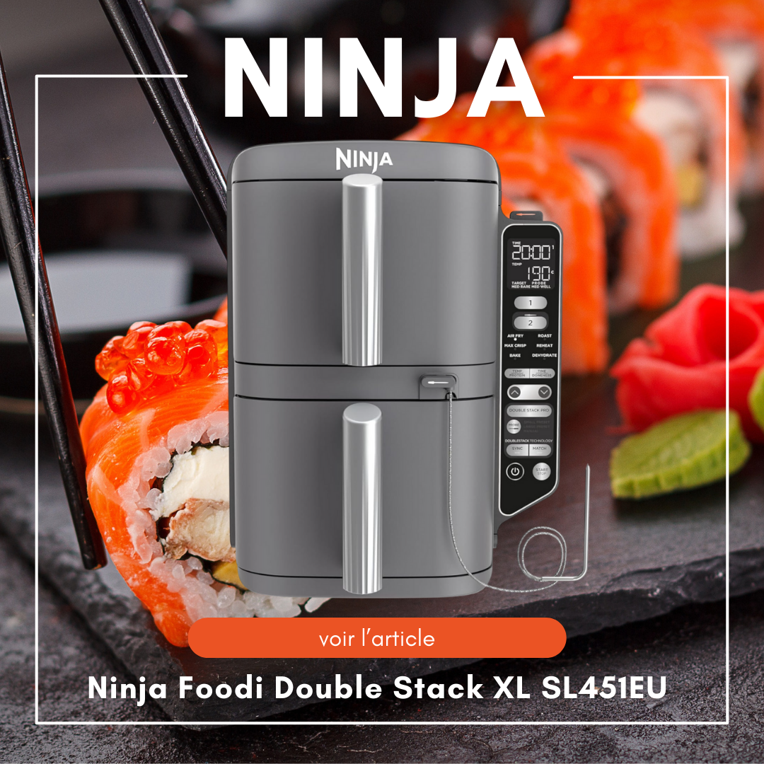 Lire la suite à propos de l’article Ninja Foodi Double Stack XL SL451EU