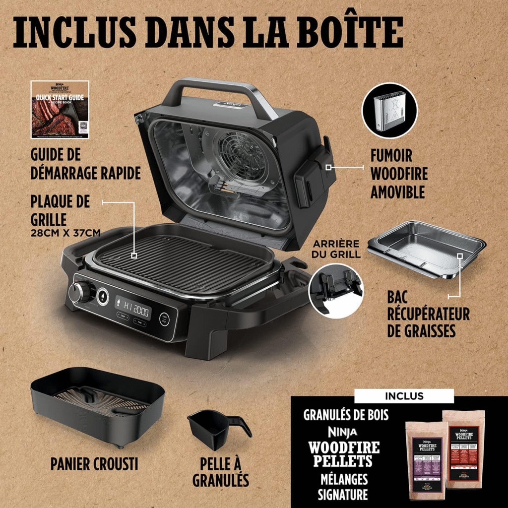 Introduction au Ninja Woodfire OG701EU : L'Hybride Ultime pour la Cuisine Extérieure